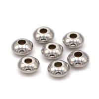 Stainless Steel Spacer Beads, 304 Stainless Steel, plated, DIY & different size for choice, original color, Sold By PC