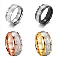 Stainless Steel Finger Ring, 304 Stainless Steel, plated, fashion jewelry & Unisex & different size for choice, more colors for choice, Sold By PC