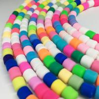 Polymer Ton Perlen , DIY, keine, 5x6mm, Bohrung:ca. 1mm, ca. 60PCs/Strang, verkauft per ca. 11.81 ZollInch Strang
