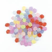 Frosted Acrylic Beads, epoxy gel, DIY & different styles for choice, mixed colors, 10.90x10.50mm, Hole:Approx 1.8mm, Approx 200PCs/Bag, Sold By Bag