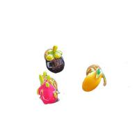 Enamel Brooch Zinc Alloy Fruit gold color plated & for woman nickel lead & cadmium free Sold By Lot