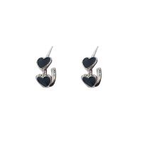 Zinc Alloy Stud Earring fashion jewelry & for woman nickel lead & cadmium free 16mm Sold By Pair