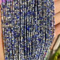 Mixed Gemstone Beads, Natural Stone, Round, DIY & different materials for choice & faceted, more colors for choice, 2mm, Approx 170PCs/Strand, Sold By Strand
