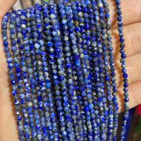 Mixed Gemstone Beads, Natural Stone, Round, DIY & different materials for choice & faceted, more colors for choice, 3mm, Approx 125PCs/Strand, Sold By Strand