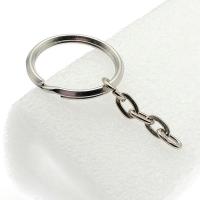 Zinc Alloy Key Clasp Setting plated multifunctional & DIY & Unisex original color 28mm Sold By PC