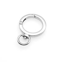 Zinc Alloy Spring Buckle plated multifunctional & DIY & Unisex original color Sold By PC