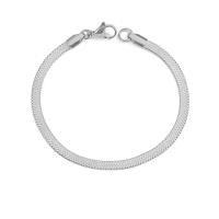 Titanium Steel Bracelet & Bangle Round plated fashion jewelry  Sold By PC