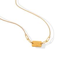 Titanstahl Halskette, Titan Stahl Karabinerverschluss, für Frau, keine, 15x8mm, Länge 45 cm, verkauft von PC
