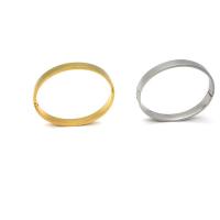 304 Stainless Steel Bangle Setting, Round, plated, fashion jewelry & DIY & Unisex, more colors for choice, Sold By PC