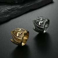 Палец кольцо из нержавеющей стали, Нержавеющая сталь 304, Другое покрытие, ювелирные изделия моды & полировка & Мужская & разный размер для выбора, Много цветов для выбора, продается PC