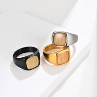 Stainless Steel Finger Ring, 304 Stainless Steel, plated, fashion jewelry & polished & Unisex & different size for choice, more colors for choice, Sold By PC