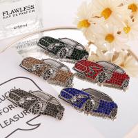 Scarf Buckle, Tibetan Style, plated, Unisex & with rhinestone, more colors for choice, nickel, lead & cadmium free, 55x20mm, Sold By PC