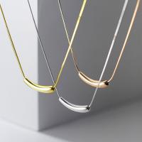 Messing Halskæde, med 1.97inch extender kæde, forgyldt, mode smykker & for kvinde, flere farver til valg, nikkel, bly & cadmium fri, Længde Ca. 15.75 inch, Solgt af PC