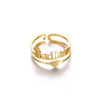 304 από ανοξείδωτο χάλυβα Open δάχτυλο του δακτυλίου, κοσμήματα μόδας & για άνδρες και γυναίκες, περισσότερα χρώματα για την επιλογή, 1.8-2cm, Sold Με PC