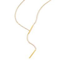Titanstahl Halskette, Titan Stahl Karabinerverschluss, plattiert, für Frau, keine, Länge:60 cm, verkauft von PC