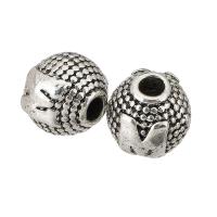 Perles intercalaires en alliage de zinc, DIY & noircir, couleur originale, 8x8.50x8.50mm, Trou:Environ 2mm, 100PC/lot, Vendu par lot