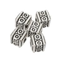 Tibetan Style Spacer Beads, Heart, DIY & blacken, original color, 5x5x5mm, Hole:Approx 2mm, 100PCs/Lot, Sold By Lot