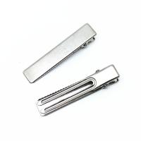 Hair Snap Clips 304 Stainless Steel DIY original color Approx 2mm Approx Sold By Bag