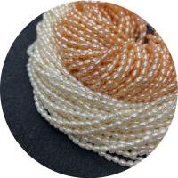 Rýže kultivované sladkovodní perle, Sladkovodní Pearl, lesklý, DIY & různé velikosti pro výběr, více barev na výběr, Prodáno za Cca 14.96 inch Strand