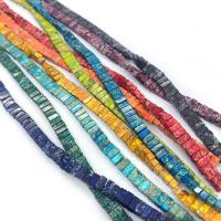 Impression Jasper Beads Rectangle DIY Sold Per Approx 14.96 Inch Strand