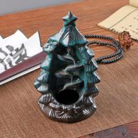 Backflow Incense Burner, Porcelain, handmade, for home and office & durable, 100x95x175mm, Sold By PC