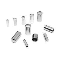 Stainless Steel End Caps, 304 Stainless Steel, machine polished, DIY & Unisex & machine polishing & different size for choice, original color, Sold By PC