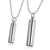 Stainless Steel Jewelry Necklace, 316 Stainless Steel, Perfume Bottle, machine polished, fashion jewelry & DIY & Unisex & different size for choice, original color, Sold By PC