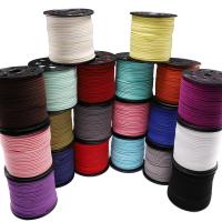 Velveteen Cord Cord, Round, DIY, more colors for choice, 2.50x1.20mm, 10m/Spool, Sold By Spool