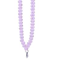 Crystal Hanging Lanyard, DIY, more colors for choice, 8mm, Length:40 cm, Sold By PC