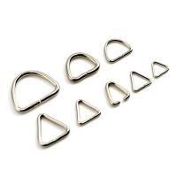 304 Edelstahl Tasche-Dreieck-Ring, Maschine poliert, DIY & verschiedene Größen vorhanden & verschiedene Stile für Wahl, originale Farbe, verkauft von PC