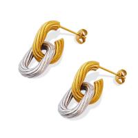 Titanium Steel Drop Earring titanium post pin for woman mixed colors Sold By Pair