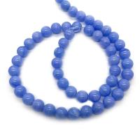 Natural Marble Beads Dyed Marble Round DIY Sold Per Approx 14.96 Inch Strand