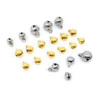 Nerezová ocel 316 Bell Charm, Galvanické pokovování, módní šperky & DIY & unisex & různé velikosti pro výběr, více barev na výběr, 100PC/Bag, Prodáno By Bag