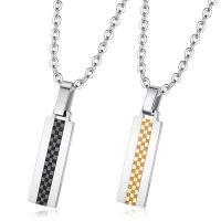 Stainless Steel Jewelry Necklace 304 Stainless Steel Vacuum Ion Plating fashion jewelry & DIY & Unisex & enamel Sold By PC