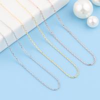Stainless Steel Chain halskæde, 316L Stainless Steel, mode smykker & for kvinde, flere farver til valg, Længde Ca. 17.72 inch, Solgt af PC
