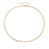 Halskette, 316 L Edelstahl, mit Verlängerungskettchen von 1.97inch, Modeschmuck & für Frau, keine, Länge:ca. 14.96 ZollInch, verkauft von PC