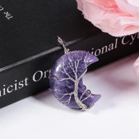 Gemstone Pendants Jewelry with Zinc Alloy & Unisex Sold By PC