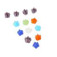 Lampwork Beads, Flower, casting, DIY, more colors for choice, 12mm, Sold By PC