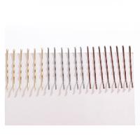 Hair Slide, Tibetan Style, plated, fashion jewelry & for woman, more colors for choice, nickel, lead & cadmium free, 50mm, 100PCs/Bag, Sold By Bag