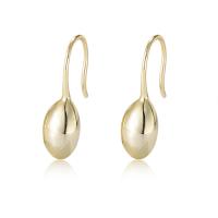 925 Sterling Silver Drop &  Dangle Earrings, plated, for woman, more colors for choice, 25mm, Sold By Pair
