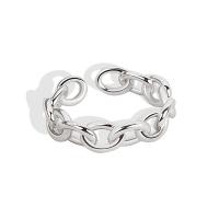 Solidny srebrny pierścień, 925 Srebro, Powlekane, Regulowane & dla kobiety, dostępnych więcej kolorów, 4.50mm, sprzedane przez PC