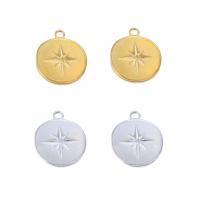 Stainless Steel Pendants, 304 Stainless Steel, Vacuum Ion Plating, DIY, more colors for choice, 21x18mm, 3PCs/Bag, Sold By Bag