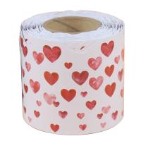 Paper Printed Paper Roll, mixed colors, 75mm, 20m/Spool, Sold By Spool