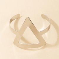 Tibetan Style Cuff Bangle, plated, fashion jewelry & for woman, silver color, 56mm, Sold By PC