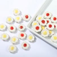 Printing Porcelain Beads, Fried Egg, DIY, more colors for choice, 17x6mm, Sold By PC