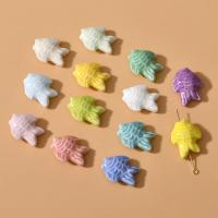 Glazirane porculanske perle, Porculan, Riba, možete DIY, više boja za izbor, 19x15mm, Prodano By PC