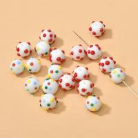 Lampwork Beads, Round, DIY & enamel, more colors for choice, 12mm, Sold By PC