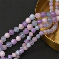 Lavanda perla, Cerchio, lucido, DIY & formato differente per scelta, colori misti, Venduto per Appross. 14.96 pollice filo