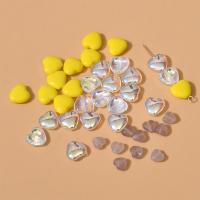 الخرز امبورك مطلي, قلب, ديي, المزيد من الألوان للاختيار, 10mm, تباع بواسطة PC