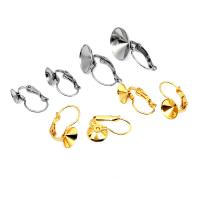Stainless Steel Lever Back Earring Component 304 Stainless Steel Galvanic plating DIY Sold By PC